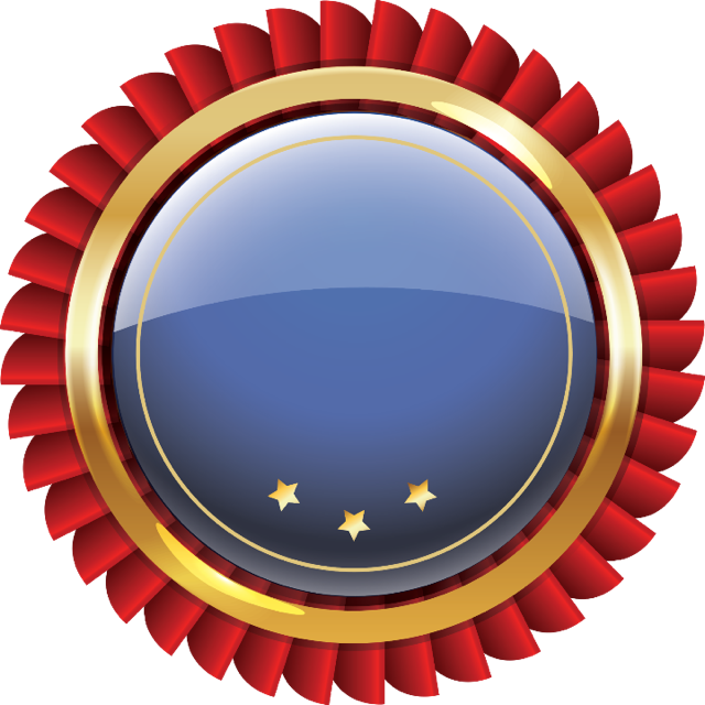Glossy round badge printed by Hansi Digital